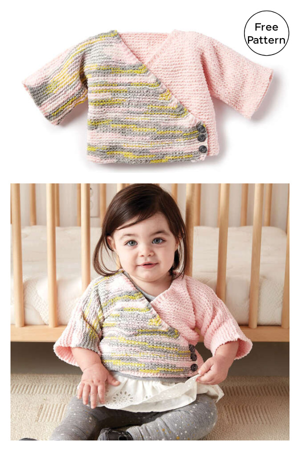 Kimono Sweater Free Knitting Pattern