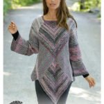 Diamond Cut Sweater Free Knitting Pattern