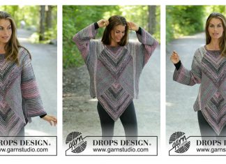 Diamond Cut Sweater Free Knitting Pattern