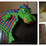 Dragon Lovey Blanket Free Knitting Pattern