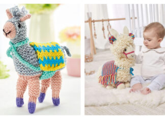 Drama Llama Amigurumi Free Knitting Pattern