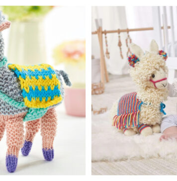 Drama Llama Amigurumi Free Knitting Pattern