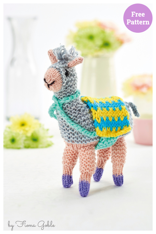 Save the Drama Llama Amigurumi Free Knitting Pattern