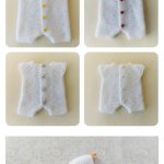 Garter Stitch Baby Romper Free Knitting Pattern