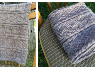 Guernsey Style Baby Blanket Free Knitting Pattern