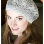 Lace Slouchy Beret Free Knitting Pattern