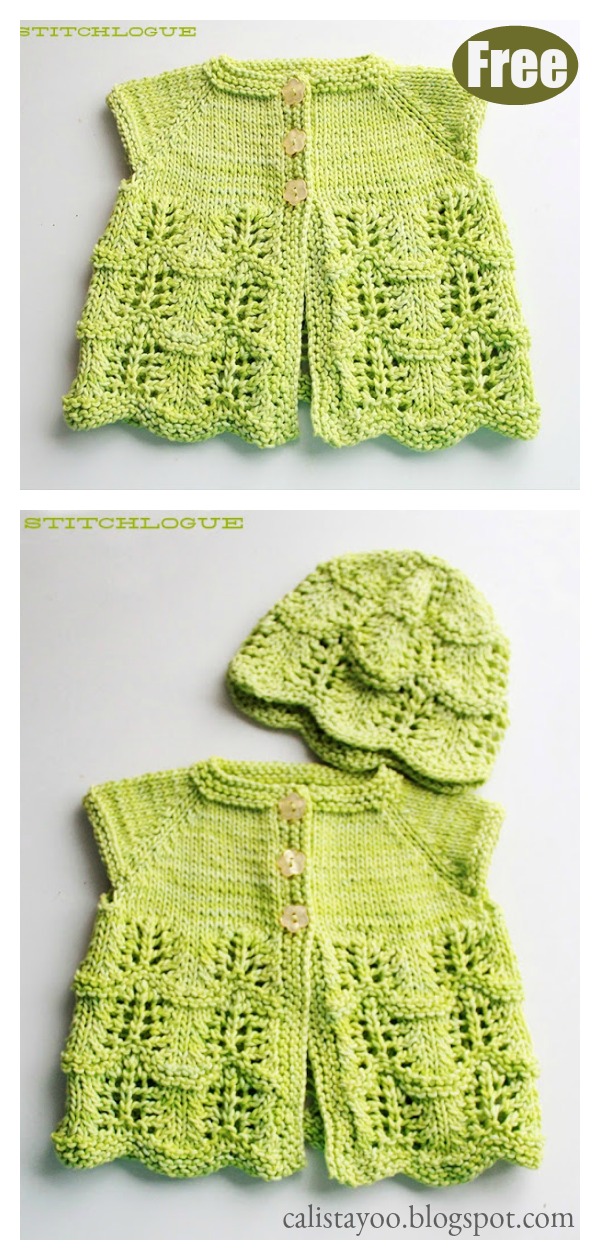 Lily's Baby Cardigan Free Knitting Pattern