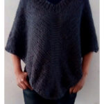 Moonlight Poncho Free Knitting Pattern