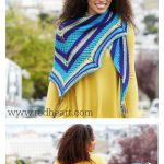 Outside the Chic Box Shawl Free Knitting Pattern