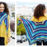Outside the Chic Box Shawl Free Knitting Pattern