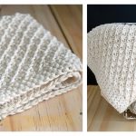 Daisy Stitch Washcloth Free Knitting Pattern and Video Tutorial