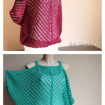 Flirt Top Lace Cold Shoulder Pullover Free Knitting Pattern