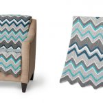 Garter Stitch Zig Zag Blanket Free Knitting Pattern