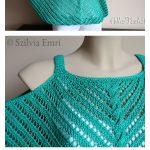 Lace Cold Shoulder Pullover Free Knitting Pattern