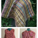 Mira Monte Easy Button Poncho Free Knitting Pattern