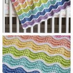 Pastel Rainbow Baby Blanket Free Knitting Pattern