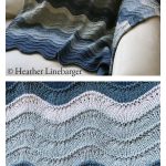 Pescadero Waves Blanket Free Knitting Pattern #Startknittingfreepattern