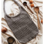 Thistle Lacy Market Bag Free Knitting Pattern