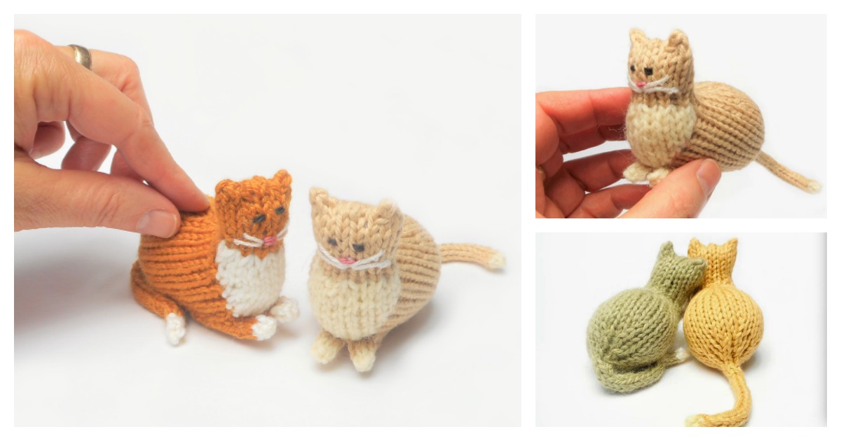 Tiny Parlor Cat Free Knitting Pattern