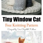 Tiny Window Cat Free Knitting Pattern