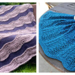 Waves Blanket Free Knitting Pattern