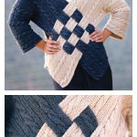 Cable Crossover Sweater Knitting Pattern