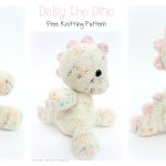 Daisy the Baby Dino Amigurumi Free Knitting Pattern