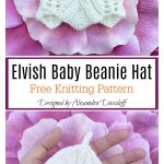 Elvish Baby Beanie Hat Free Knitting Pattern