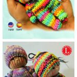 How to Loom Knitting Tiny Doll Toy