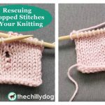 How to Pick Up a Dropped Stitch Knitting Tutorial