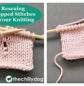 How to Pick Up a Dropped Stitch Knitting Tutorial