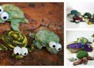 Sea Turtle Amigurumi Free Knitting Pattern