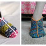 Simple Garter Stitch Slippers Free Knitting Pattern