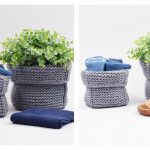 Square Basket Free Knitting Pattern