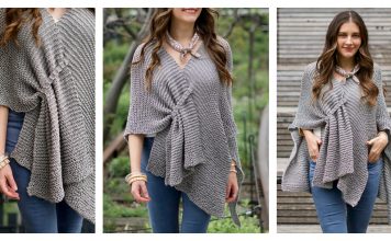 Stone Ridge Ruana Wrap Free Knitting Pattern