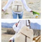 Straw-Like Easy Backpack Free Knitting Pattern