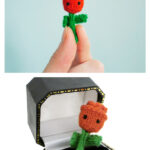 Tiny Rose Free Knitting Pattern