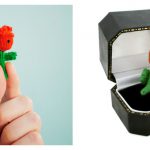 Tiny Rose Free Knitting Pattern