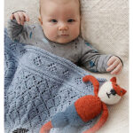 Baby Diamonds Blanket Free Knitting Pattern
