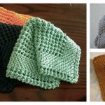 Diagonal Dishcloth Free Knitting Pattern