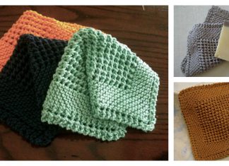 Diagonal Dishcloth Free Knitting Pattern