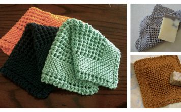 Diagonal Dishcloth Free Knitting Pattern