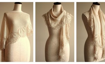 Haruni Lace Shawl Free Knitting Pattern