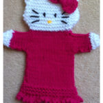 Hello Kitty Hand Puppet Free Knitting Pattern