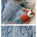 Lacy Diamonds Baby Blanket Free Knitting Pattern