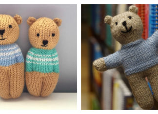 Little Teddy Bear Free Knitting Pattern