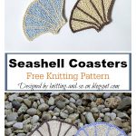 Seashell Coasters Free Knitting Pattern