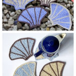 Seashell Coasters Free Knitting Pattern