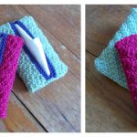 Travel Pocket Tissue Holder Free Knitting Pattern