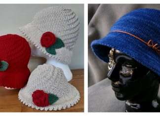 Bucket Style Hat Free Knitting Pattern